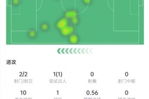 佩佩本场数据：2次射门打进2球，传球成功率93%，获评8.1分-tp